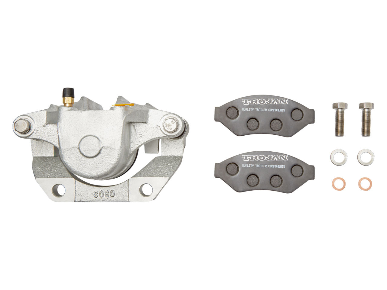Rear Left Disc Brake Caliper With Phenolic Piston For 2003-2004 Dodge Dakota – Direct Replacement